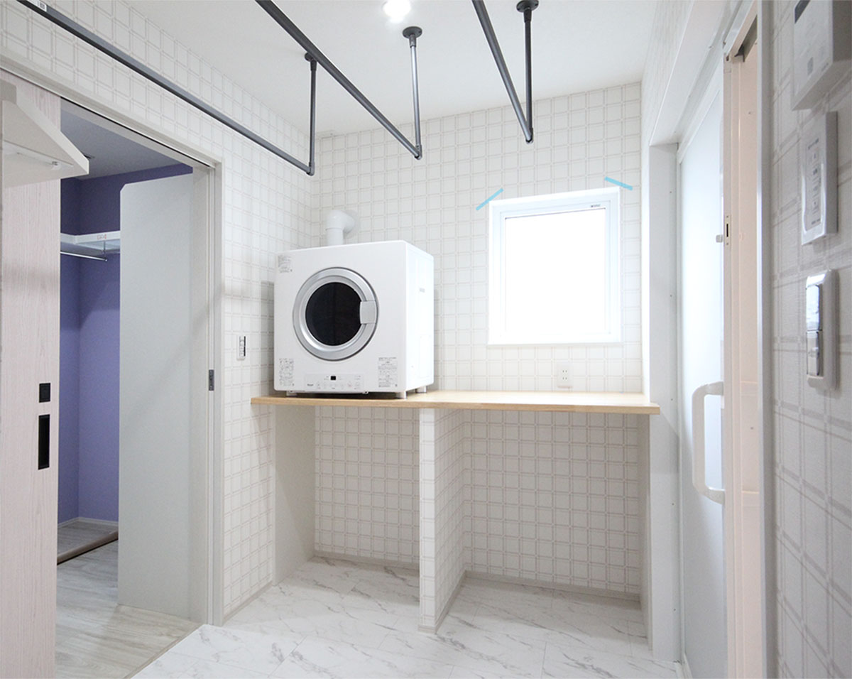 移動0ゼロでお洗濯もラクラク！